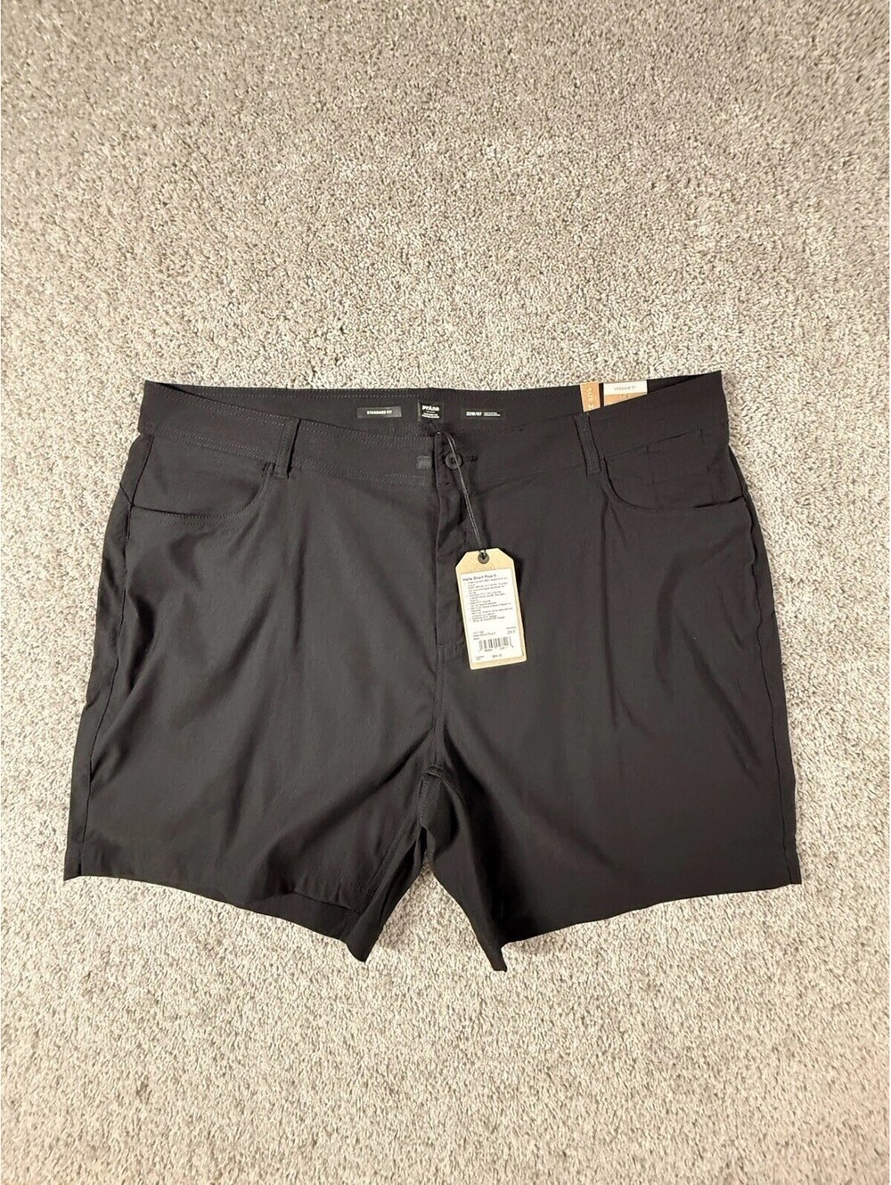 PrAna® Women's SIZE 22 W Halle Black Short II Plus Size 7" Shorts NWT